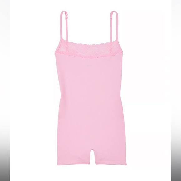 Victoria Secret Wink Seamless Rob Lace Trim Romper - Picture 5 of 8